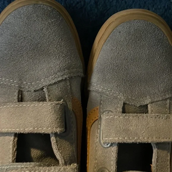 VANS Kids Grey Suede size 3 - Picture 7 of 7